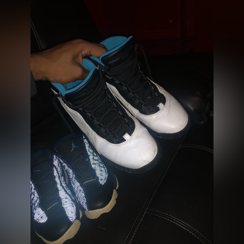 Jordan 10 and low top Jordan 13